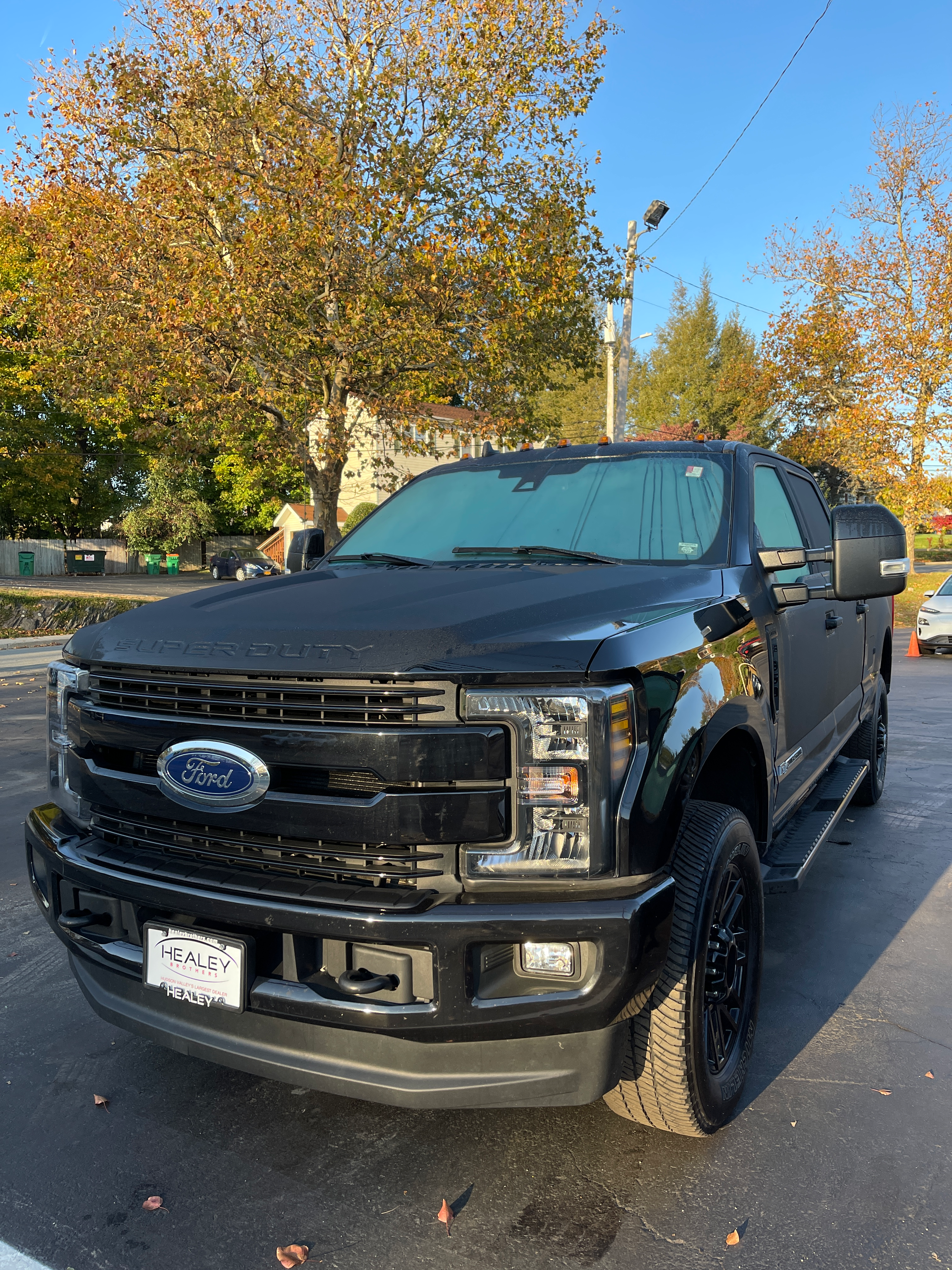 The sort of truck that was filled with tires and had no muffler
